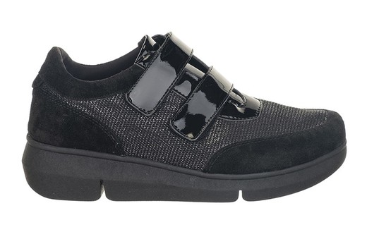 Zapatillas Flexx BLADI MARY lonas negro