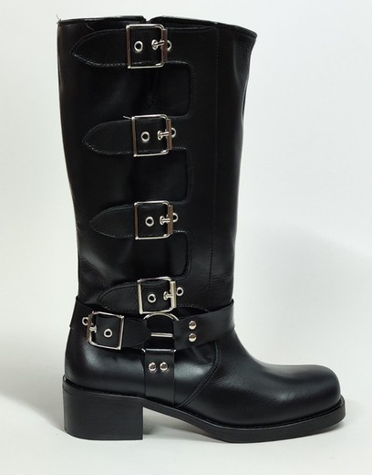 Botas Y Botines 1Must 8441 piel negro