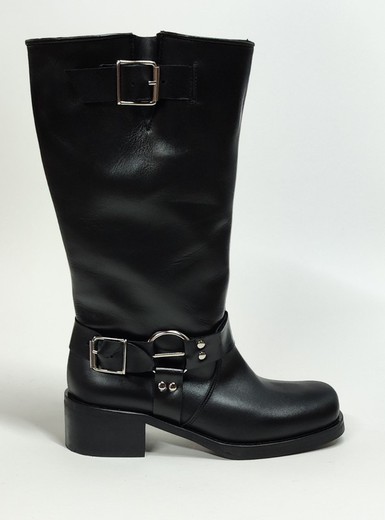 Botas Y Botines 1Must 8447 piel negro