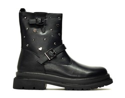 Botas Y Botines Asso 16603 piel vegana negro