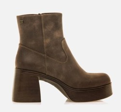 Botas Y Botines Mustang 59419 piel vegana taupe