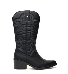 Botas Y Botines Mustang 59794 piel vegana negro