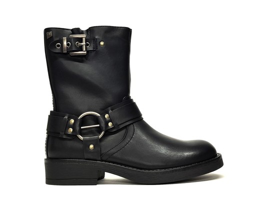 Botas Y Botines Mustang 59833 piel vegana negro