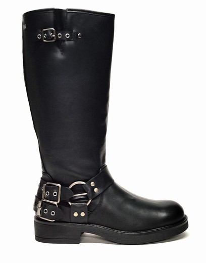 Botas Y Botines Mustang 59839 piel vegana negro