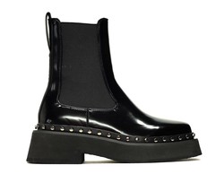 Botas Y Botines Noa Harmon 9850 piel vegana negro