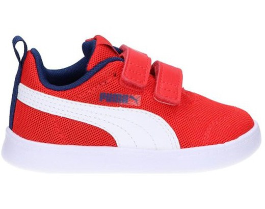 Deportivos Puma 371758 textil rojo