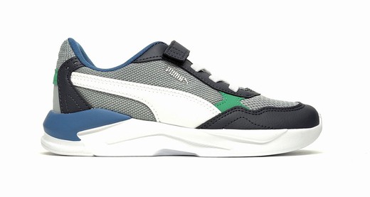 Deportivos Puma 385525 textil gris