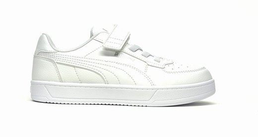 Deportivos Puma 393839 piel blanco