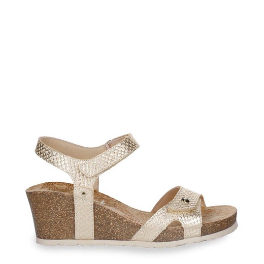 Sandalias Panama Jack JULIA MALIBU B1 piel dorado