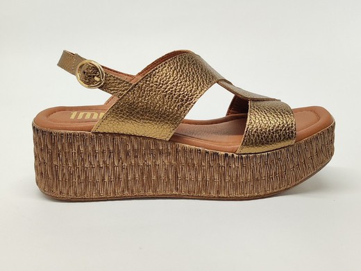 Sandalias Y Zue 1Must SELMA piel bronce