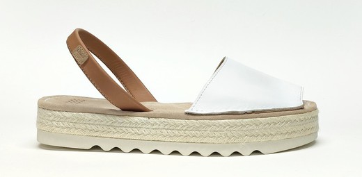 Sandalias Y Zue Castell 2283 piel blanco