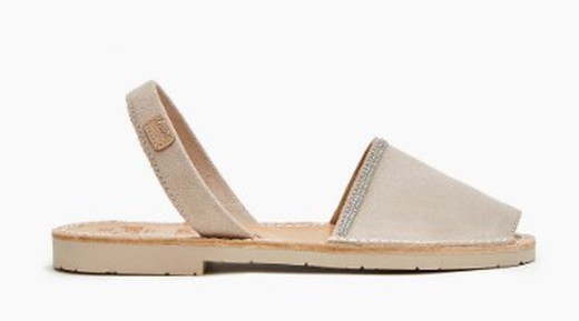 Sandalias Y Zue Castell 2632 piel taupe