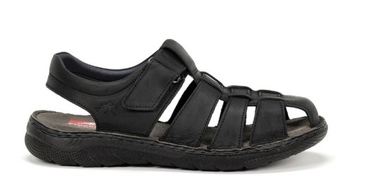 Sandalias Y Zue Fluchos 1754 piel negro