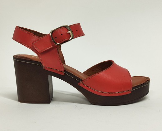 Sandalias Y Zue Limone 1146202 piel rojo