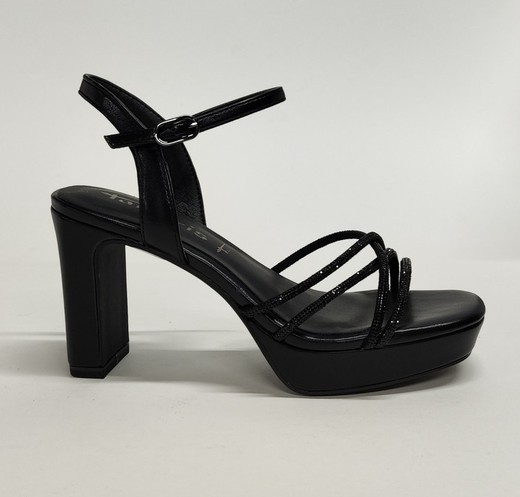 Sandalias Y Zue Tamaris 28036 piel vegana negro