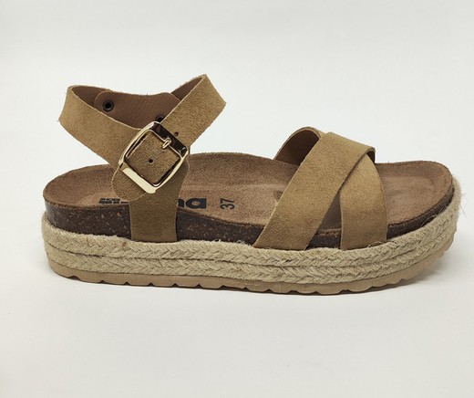 Sandalias Y Zue Tiziana 805 ante taupe