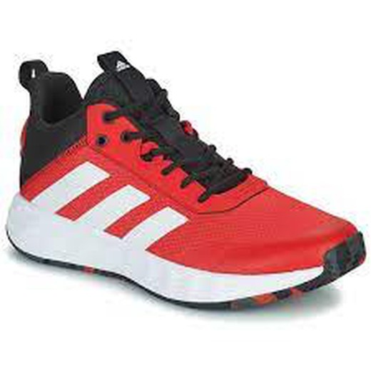 Sneakers Adidas OWNTHEGAME piel vegana rojo