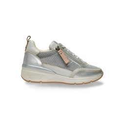 Sneakers Carmela 162283 piel plateado