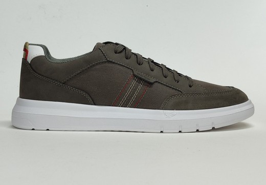 Sneakers Geox U45B3B textil taupe