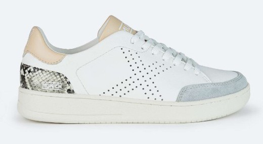 Sneakers Munich X-COURT 02 piel blanco