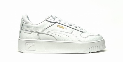 Sneakers Puma 389330 piel vegana blanco