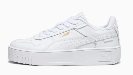 Sneakers Puma 393846 piel blanco