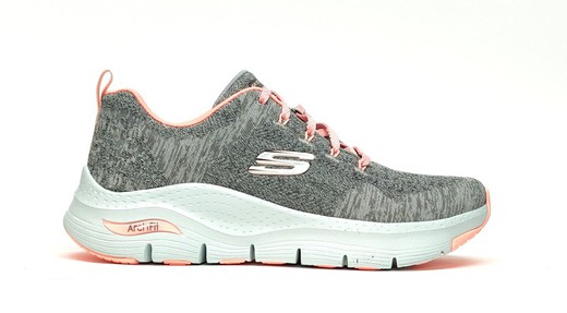 Sneakers Skechers 149414 textil gris