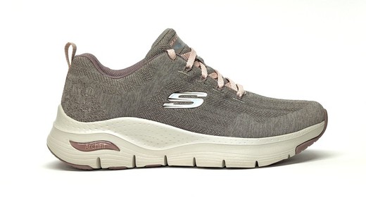 Sneakers Skechers 149414 textil taupe