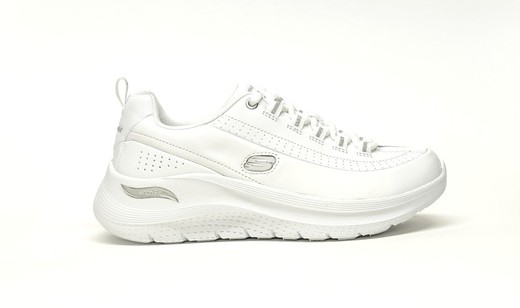 Sneakers Skechers 150061 piel vegana blanco