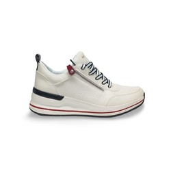Sneakers Skechers 177335 piel vegana blanco