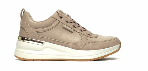 Sneakers Skechers 177349 piel vegana taupe