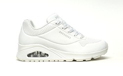 Sneakers Skechers 73690 piel vegana blanco