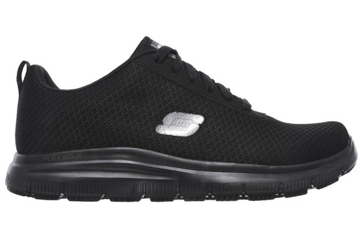 Sneakers Skechers 77125 textil negro