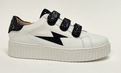 Sneakers Vw BK2445 piel vegana blanco
