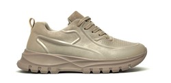 Sneakers Walk & Fly 9710 piel vegana taupe