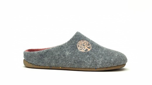 Zapatillas Casa Limone 20424 textil gris