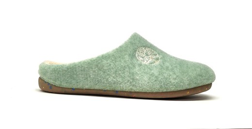 Zapatillas Casa Limone 20424 textil verde