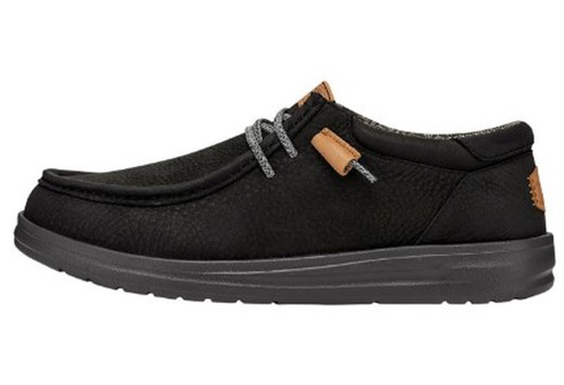 Zapatos Dude CRAFT WALLY piel vegana negro