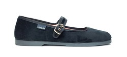 Zapatos Victoria 108011 textil negro