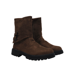 Botas Y Botines Asso 18303 piel vegana marrón