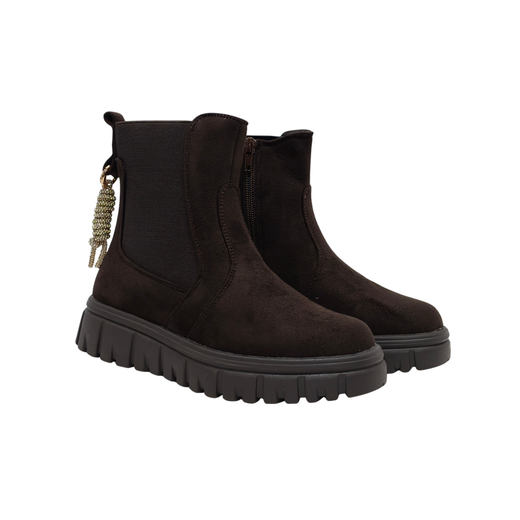 Botas Y Botines Asso 18362 piel vegana marrón
