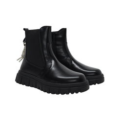 Botas Y Botines Asso 18362 piel vegana negro