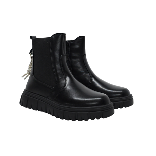 Botas Y Botines Asso 18362 piel vegana negro