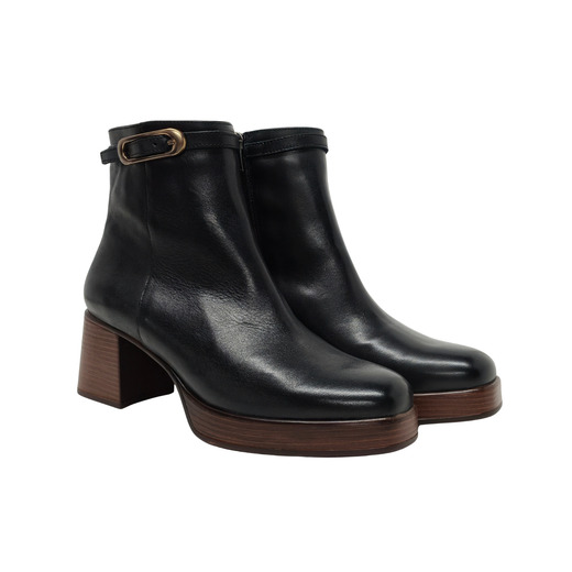 Botas Y Botines Fluchos 9733 piel negro