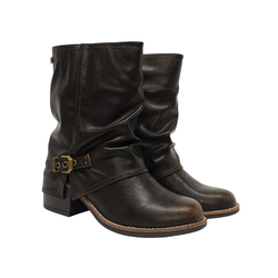 Botas Y Botines Mustang 55970 piel vegana marrón