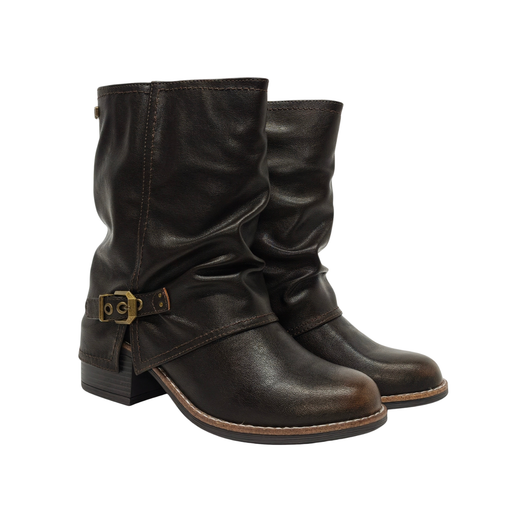 Botas Y Botines Mustang 55970 piel vegana marrón