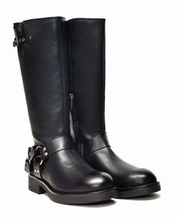 Botas Y Botines Mustang 59839 piel vegana negro