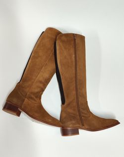 Botas Y Botines Popa MARGARET piel cuero tacón Plano — Calzados dima