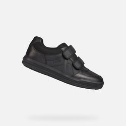 Colegiales Geox J844AE piel vegana negro