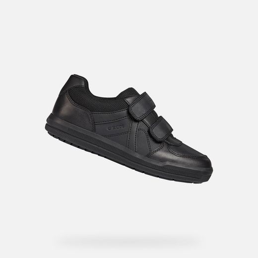 Colegiales Geox J844AE piel vegana negro